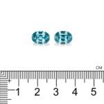 Blue Zircon 8.33ct - Pair - Image 3