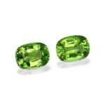 Lime Green Peridot 14.25ct - Pair - Image 2